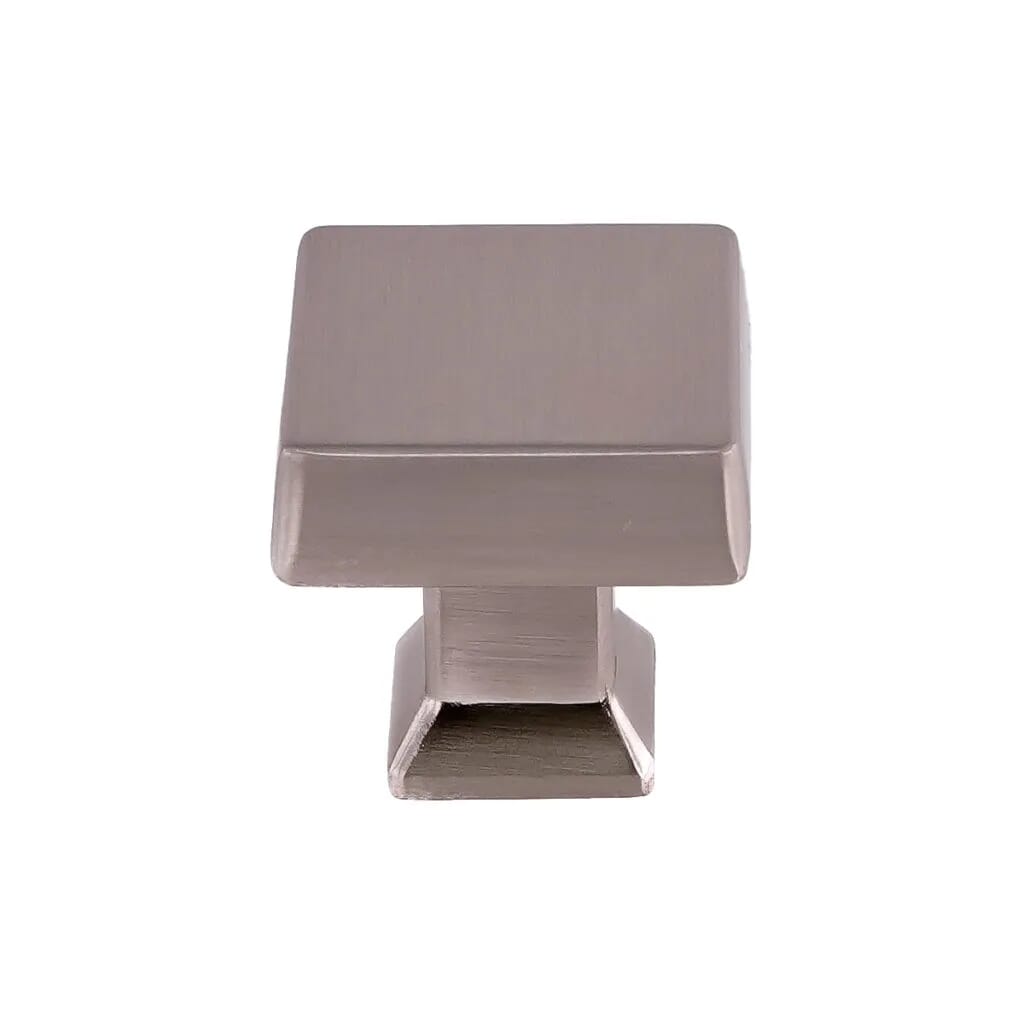 KCD Decorative Hardware 29.8mm Colorado Square Knob Satin Nickel - product photo