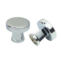 KCD Decorative Hardware 32mm Dia Colorado Knob Polished Chrome - product photo
