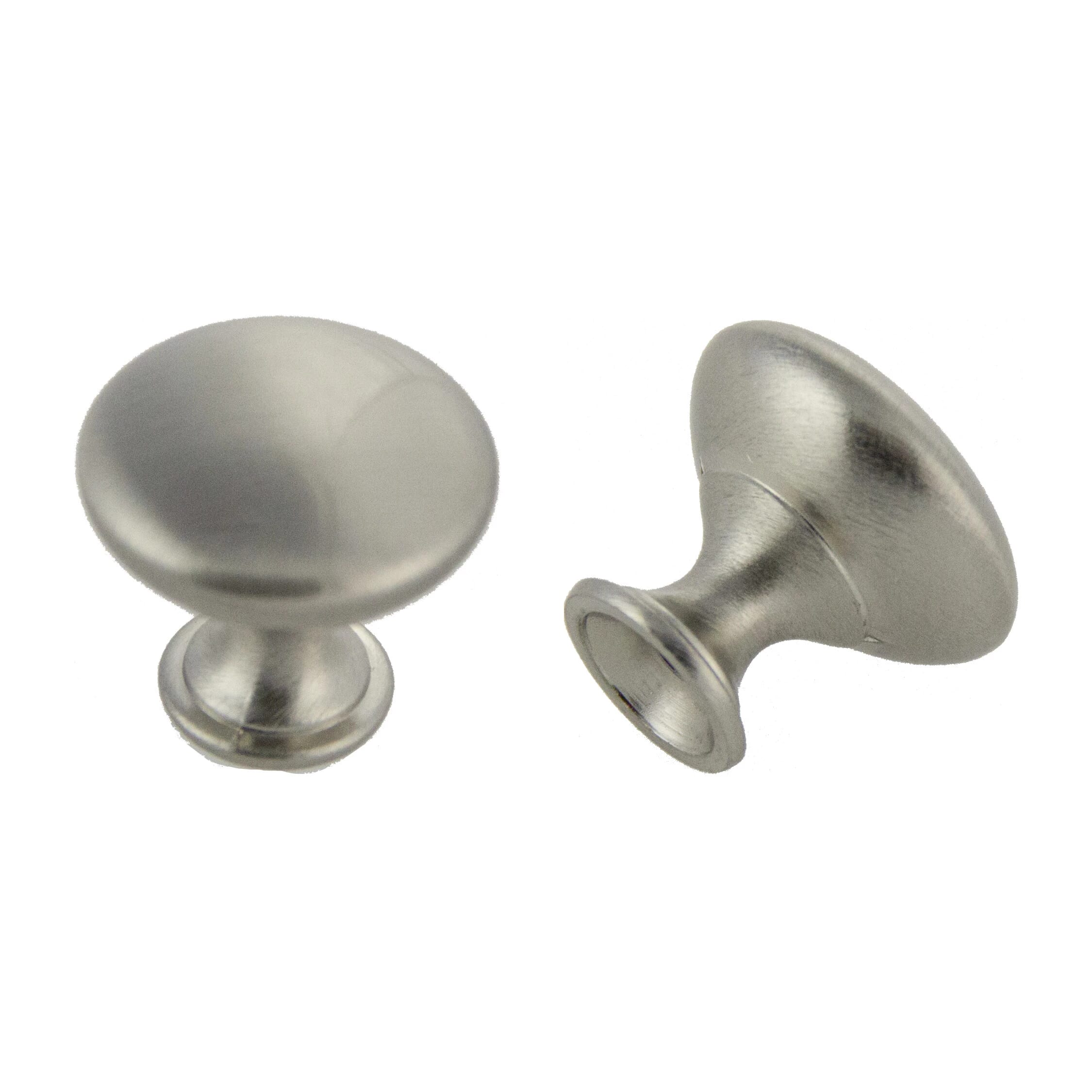 KCD Decorative Hardware 30mm Diecast Knob Satin Chrome - product photo