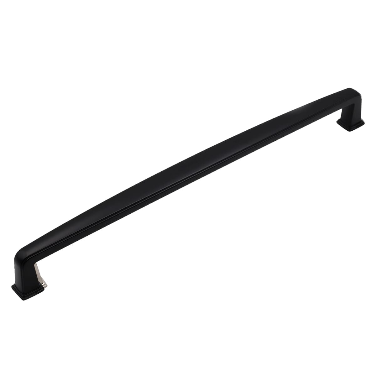 KCD Decorative Hardware Charlotte Appliance Pull 12" C/C Matte Black - product photo