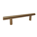 KCD Decorative Hardware Bar Pull 6" OL x 96mm CC x 12mm Dia Rose Gold - product photo