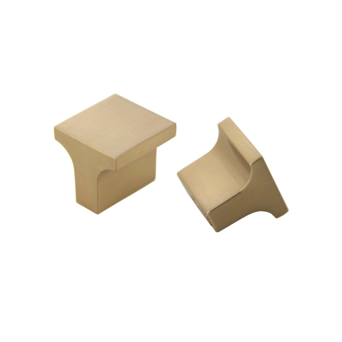 KCD Decorative Hardware 1" Square Knob Rose Gold - product photo