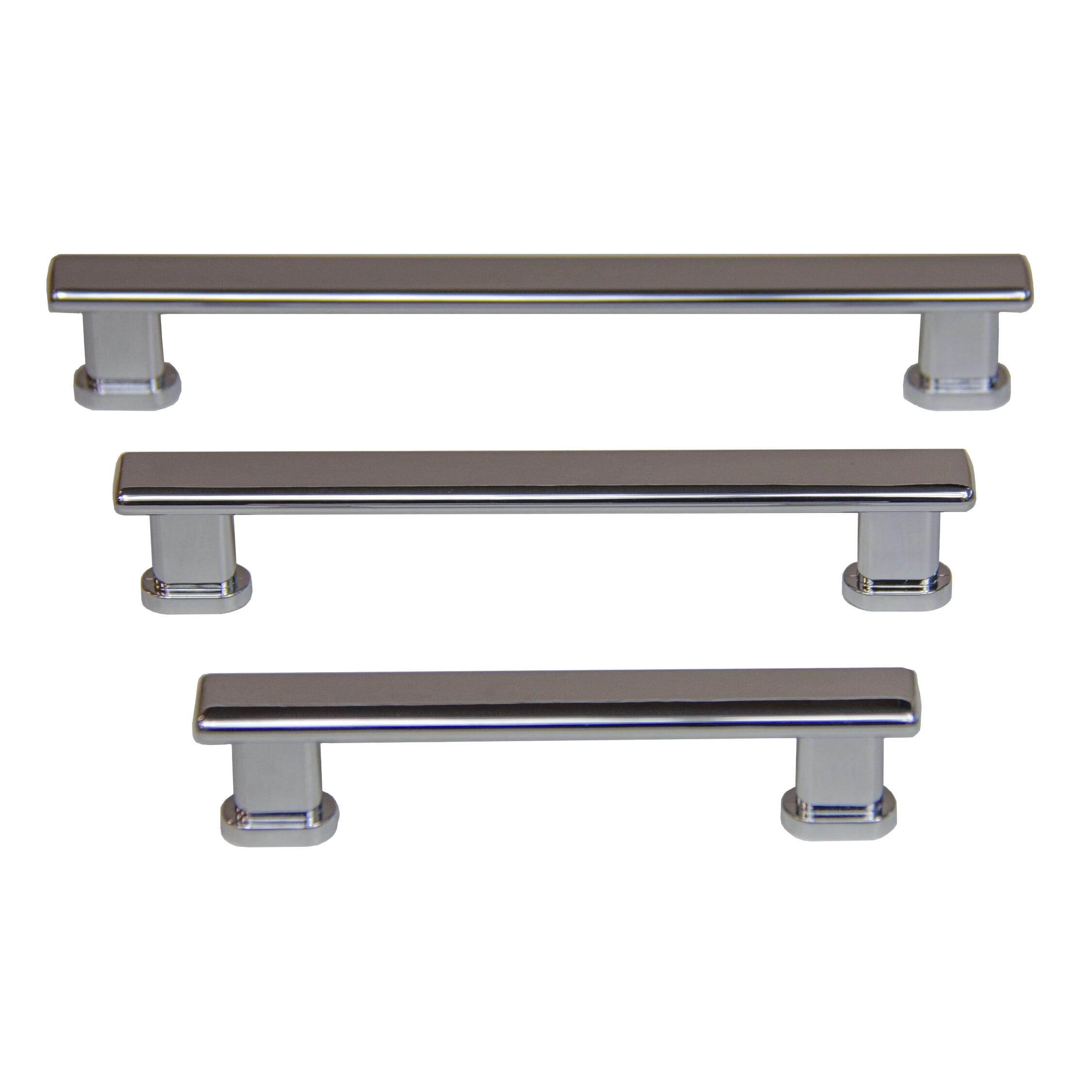 KCD Decorative Hardware Manhattan Pull 96mm CC Polished Chrome - product photo