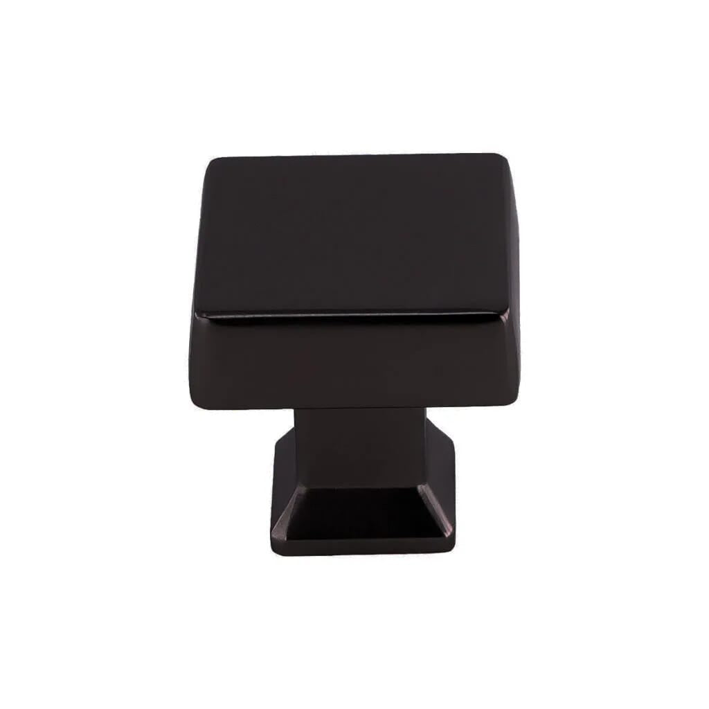 KCD Decorative Hardware 29.8mm Colorado Square Knob Matte Black - product photo