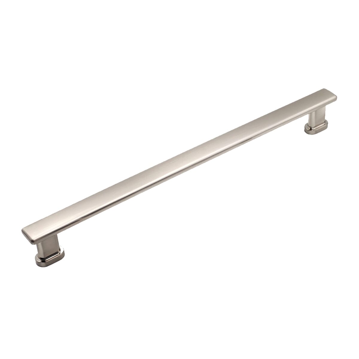 KCD Decorative Hardware Manhattan Appliance Pull 12" C/C Satin Nickel - product photo