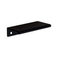 KCD Decorative Hardware Decorative Hardware Aluminum Tab Pull 64mm C/C 76mm OL with #6x5/8" WS Matte Black - product photo