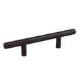KCD Decorative Hardware Bar Pull 6" OL x 3" CC x 12mm Dia Oil Brushed Bronze - product photo