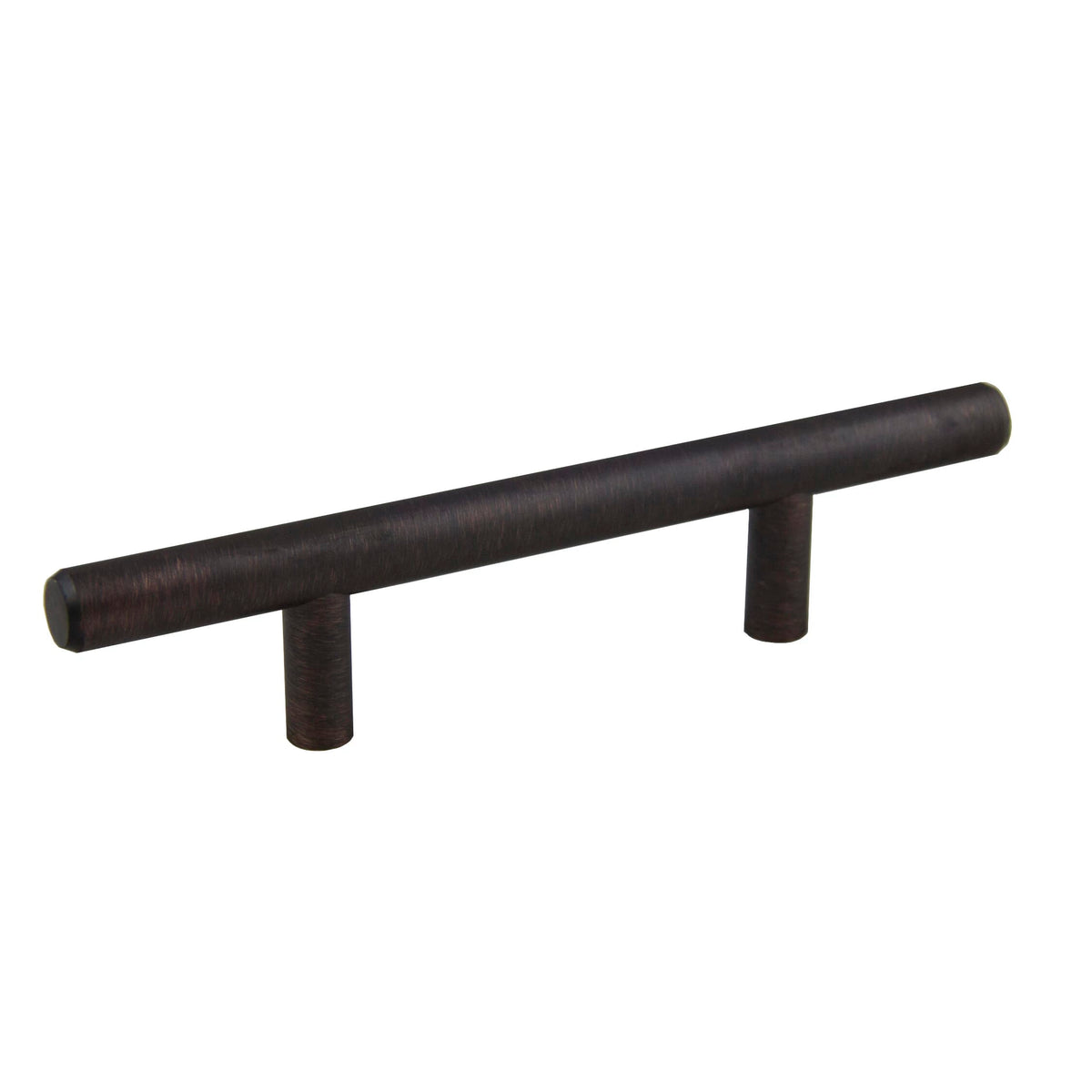 KCD Decorative Hardware Bar Pull 6" OL x 3" CC x 12mm Dia Oil Brushed Bronze - product photo