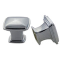 KCD Decorative Hardware Charlotte 32mm Square Knob Pol - product photo