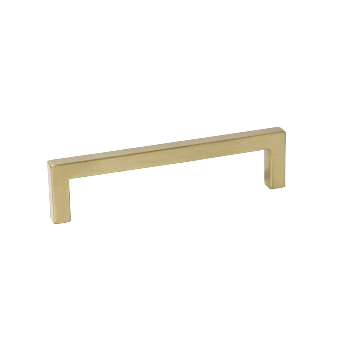 KCD Decorative Hardware Modern Square Pull 128mm CC Satin Brass - product photo