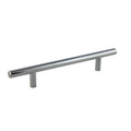 KCD Decorative Hardware Bar Pull 8" OL x 5" CC x 12mm Dia Polish Chrome - product photo