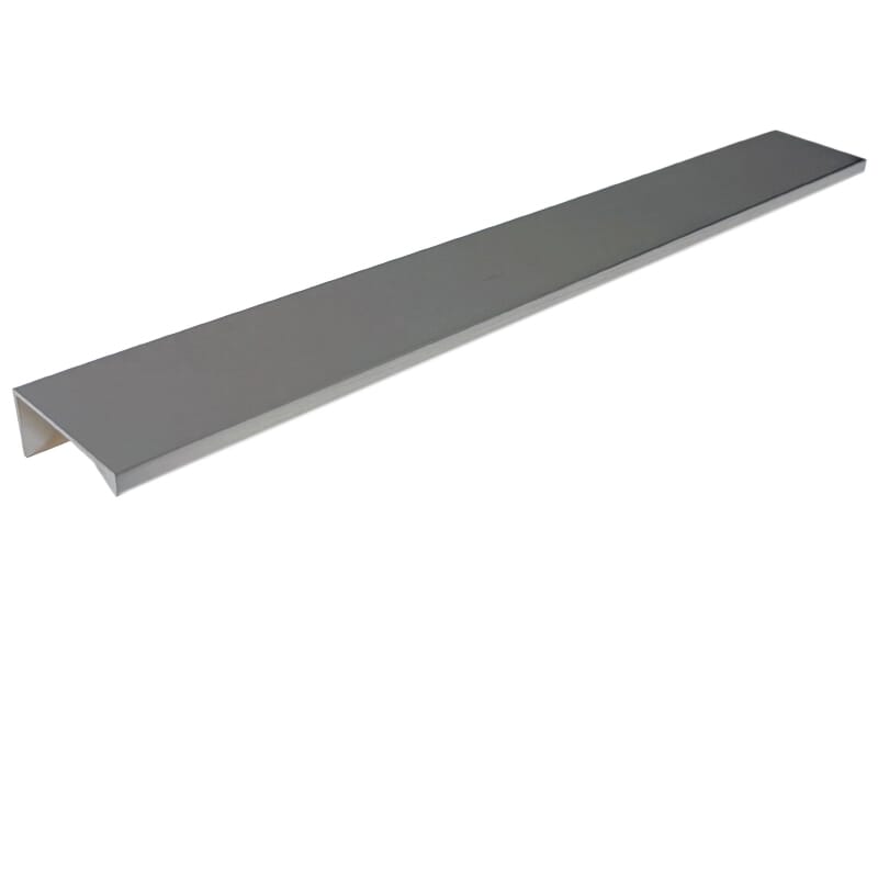 KCD Decorative Hardware Decorative Hardware Perfect Edge Pull 132mm*2 C/C 304mm OL 12" Satin Nickel W/#6*1/2" Screw - product photo