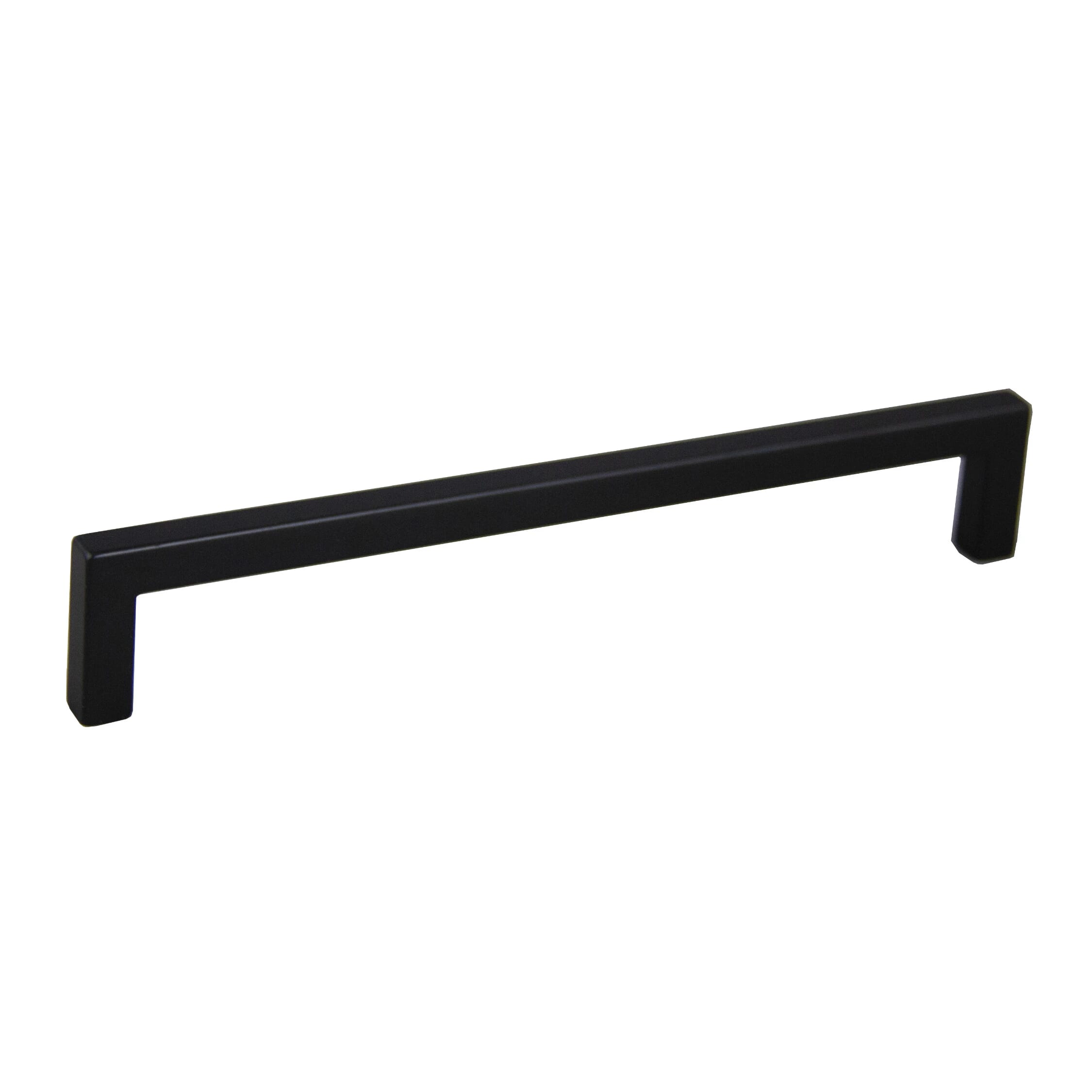 KCD Decorative Hardware Modern Square Pull 192mm CC Matte Black - product photo