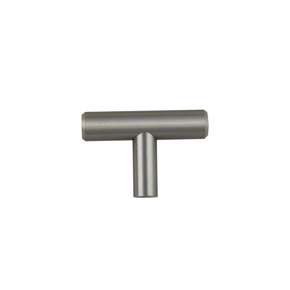 KCD Decorative Hardware Bar Pull Knob 2" OL x 12mm Dia Satin Nickel - product photo