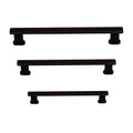KCD Decorative Hardware Manhattan Pull 96mm CC Oil Matte Black - product photo