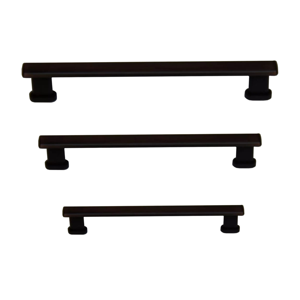 KCD Decorative Hardware Manhattan Pull 96mm CC Oil Matte Black - product photo