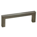 KCD Decorative Hardware Modern Square Pull 96mm CC Dark Pewter - product photo