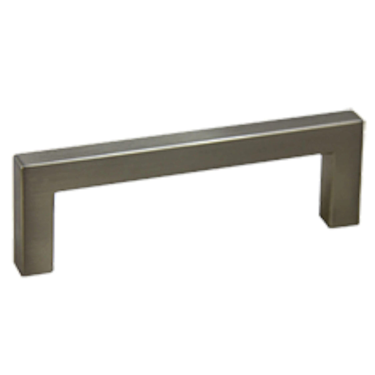 KCD Decorative Hardware Modern Square Pull 96mm CC Dark Pewter - product photo