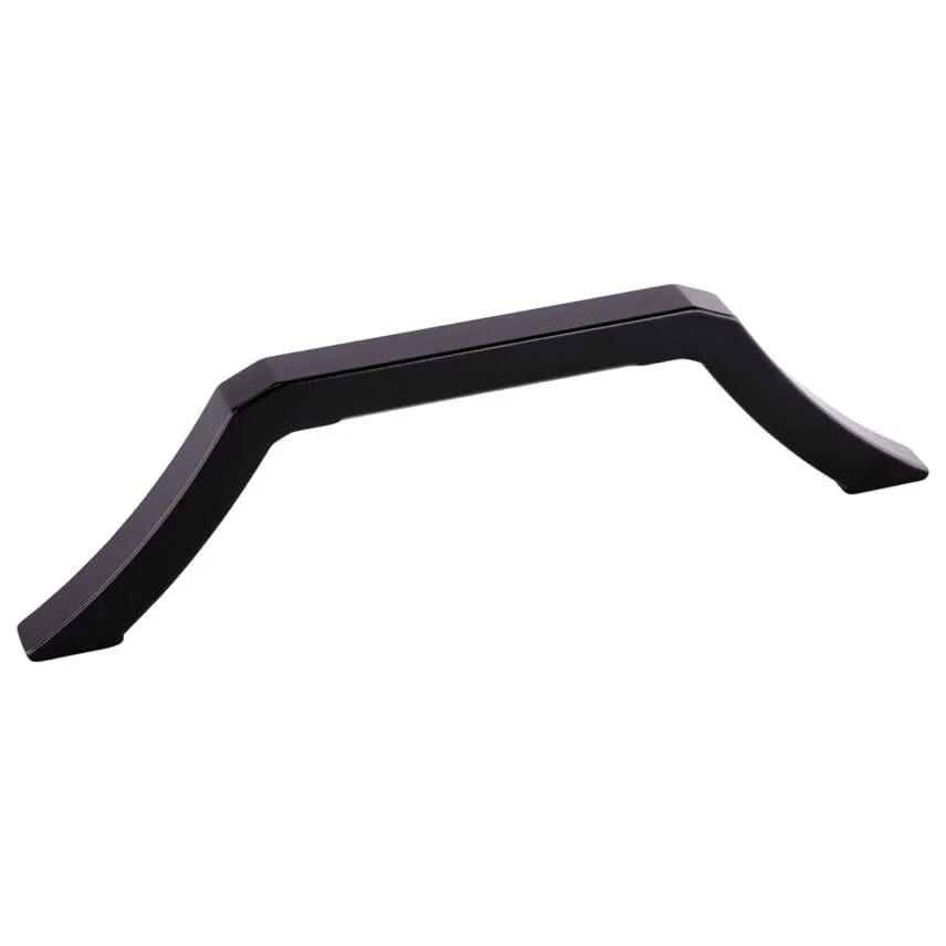 KCD Decorative Hardware 128mm Milan Pull Matte Black - product photo