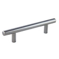 KCD Decorative Hardware Bar Pull 6" OL x 96mm CC x 12mm Dia Polish Chrome - product photo