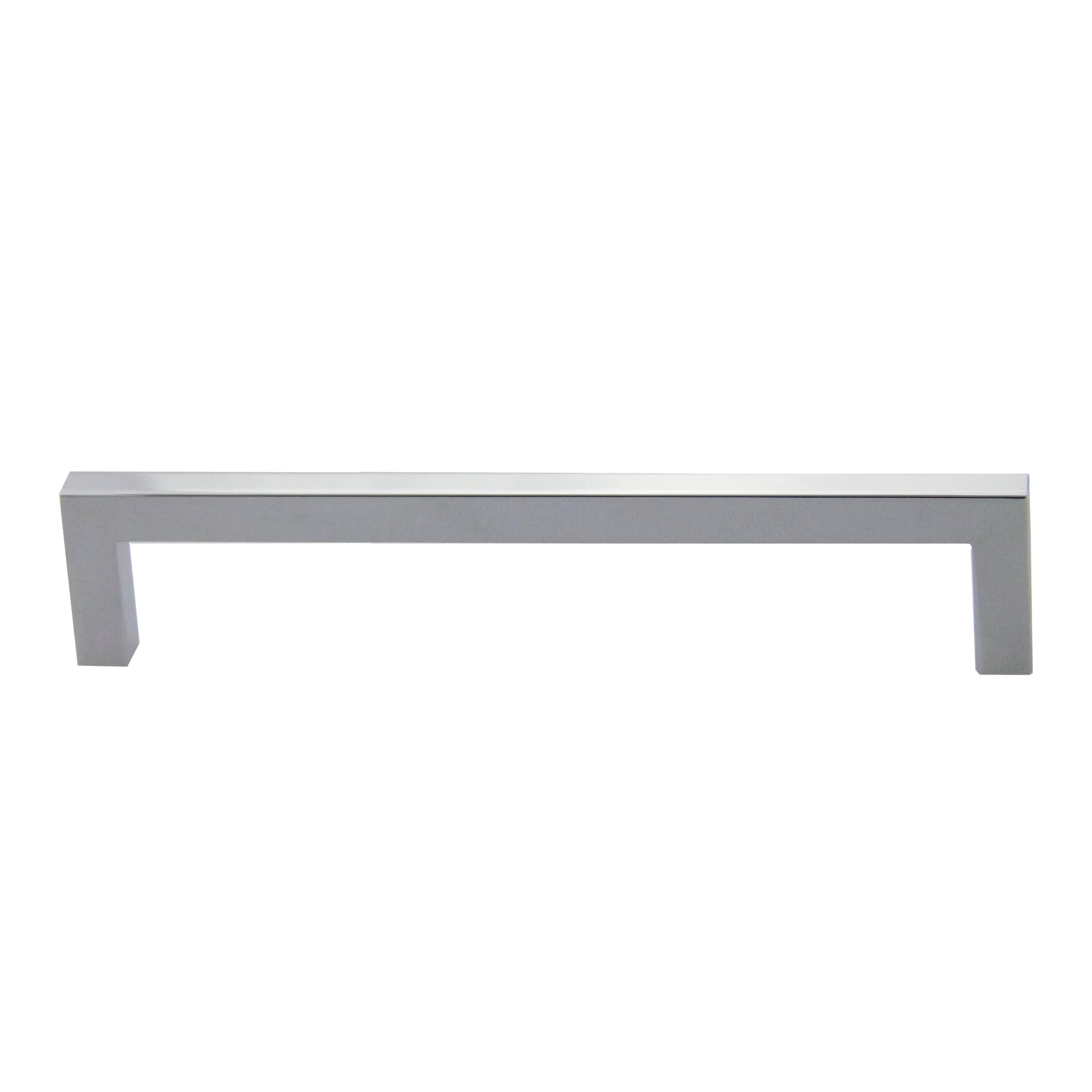 KCD Decorative Hardware Modern Square Pull 160mm CC Polished Chrome - product photo