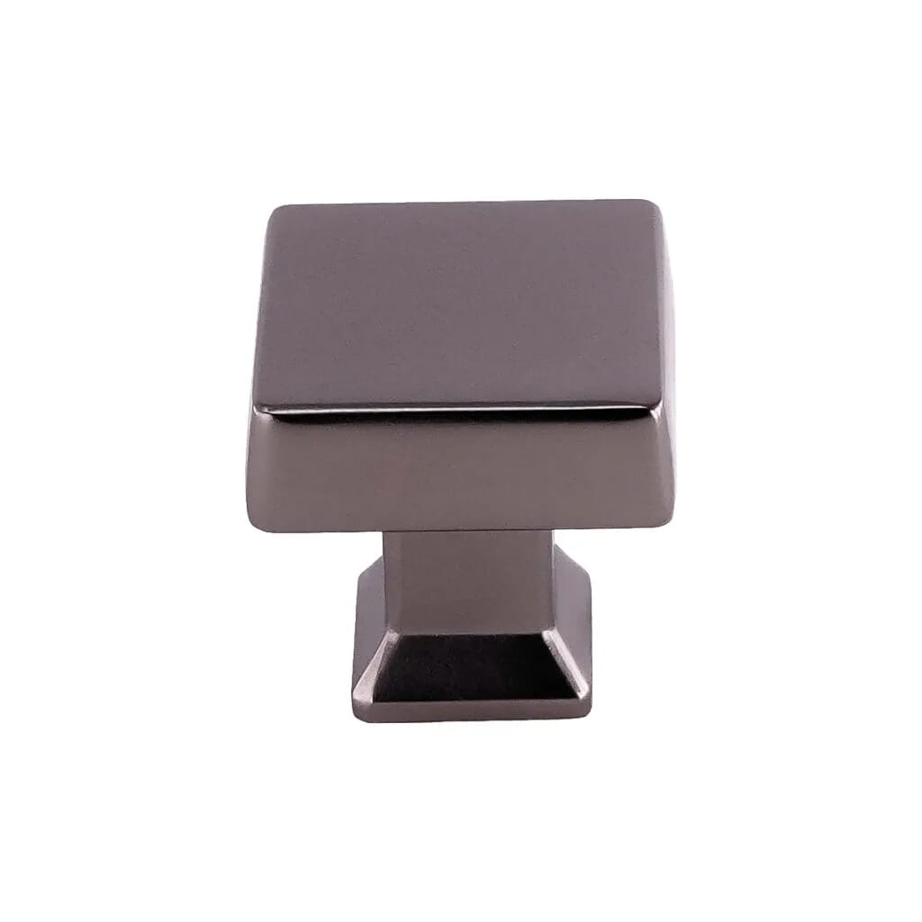KCD Decorative Hardware 29.8mm Colorado Square Knob Dark Pewter - product photo