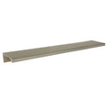 KCD Decorative Hardware Decorative Hardware Perfect Edge Pull 18 9mm C/C 229mm OL 9" Satin Nickel W/#6*1/2" Screw - product photo