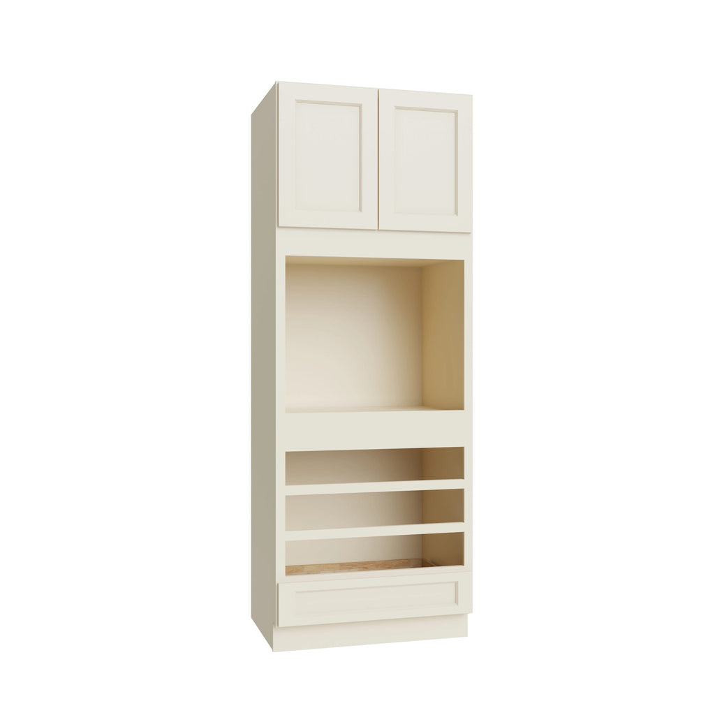 KCD Brooklyn Pearl Oven Cabinet - 33" W x 90" H - product photo