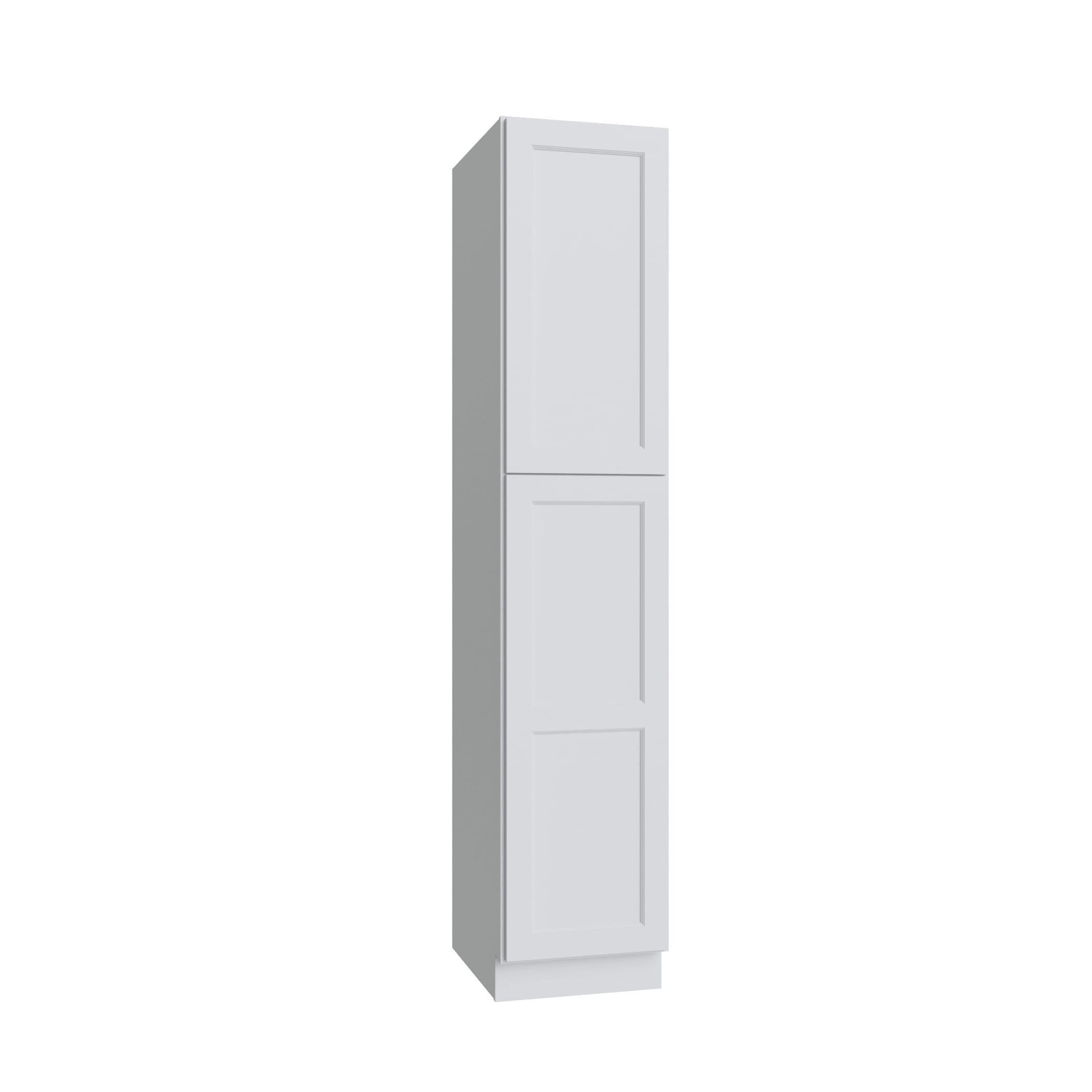 KCD Brooklyn Bright White Pantry - 18" W x 90" H - product photo