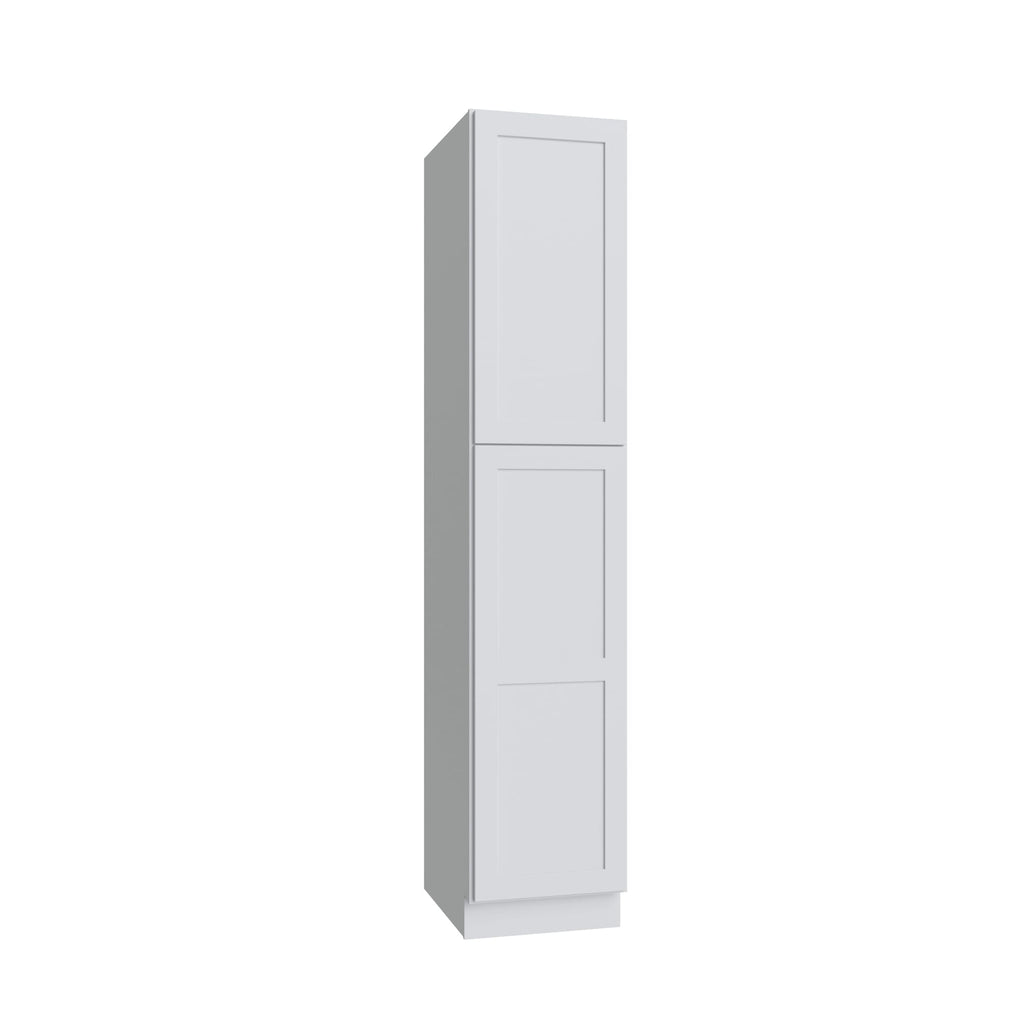 KCD Shaker Designer White Pantry - 18" W x 90" H - product photo