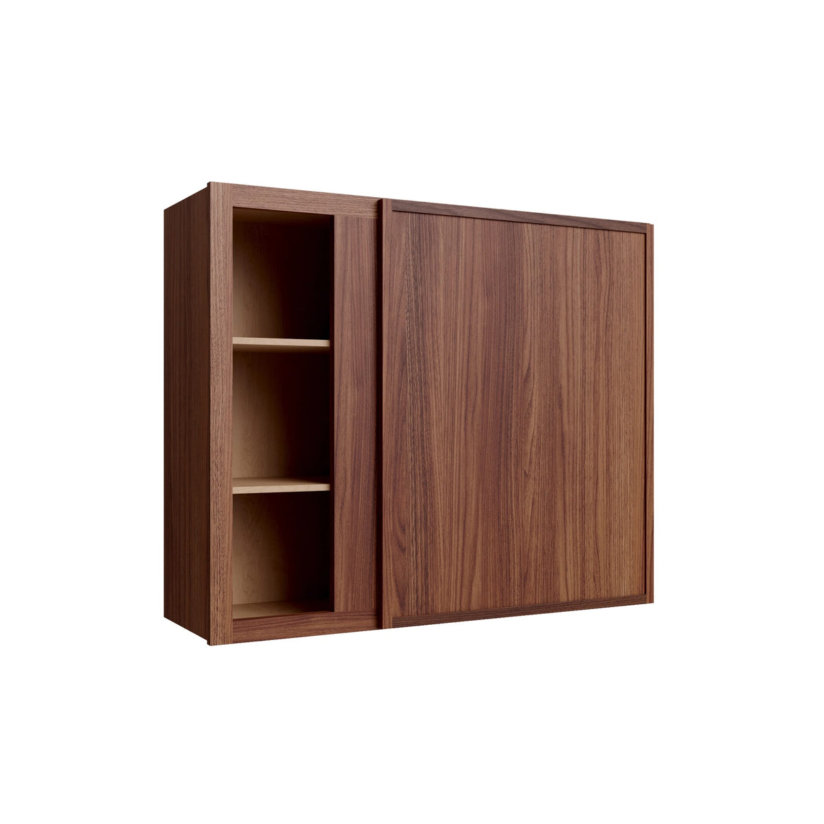 KCD Oslo Classic Walnut Blind Wall Cabinet - 36" W x 30" H - product photo