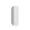 KCD Essential White Single Door Full Height Base Cabinet - 9" W - product photo