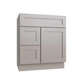 KCD Shaker Sand Vanity Sink Base Left Drawer Stacking Cabinet - 30" W - product photo