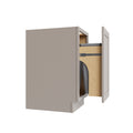 KCD Shaker Sand Trash Can Base w/ Full Ht Door - 18" W w/ 2 Cans - product photo
