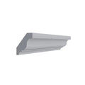 KCD Brooklyn Modern Gray Large Crown Molding - product photo