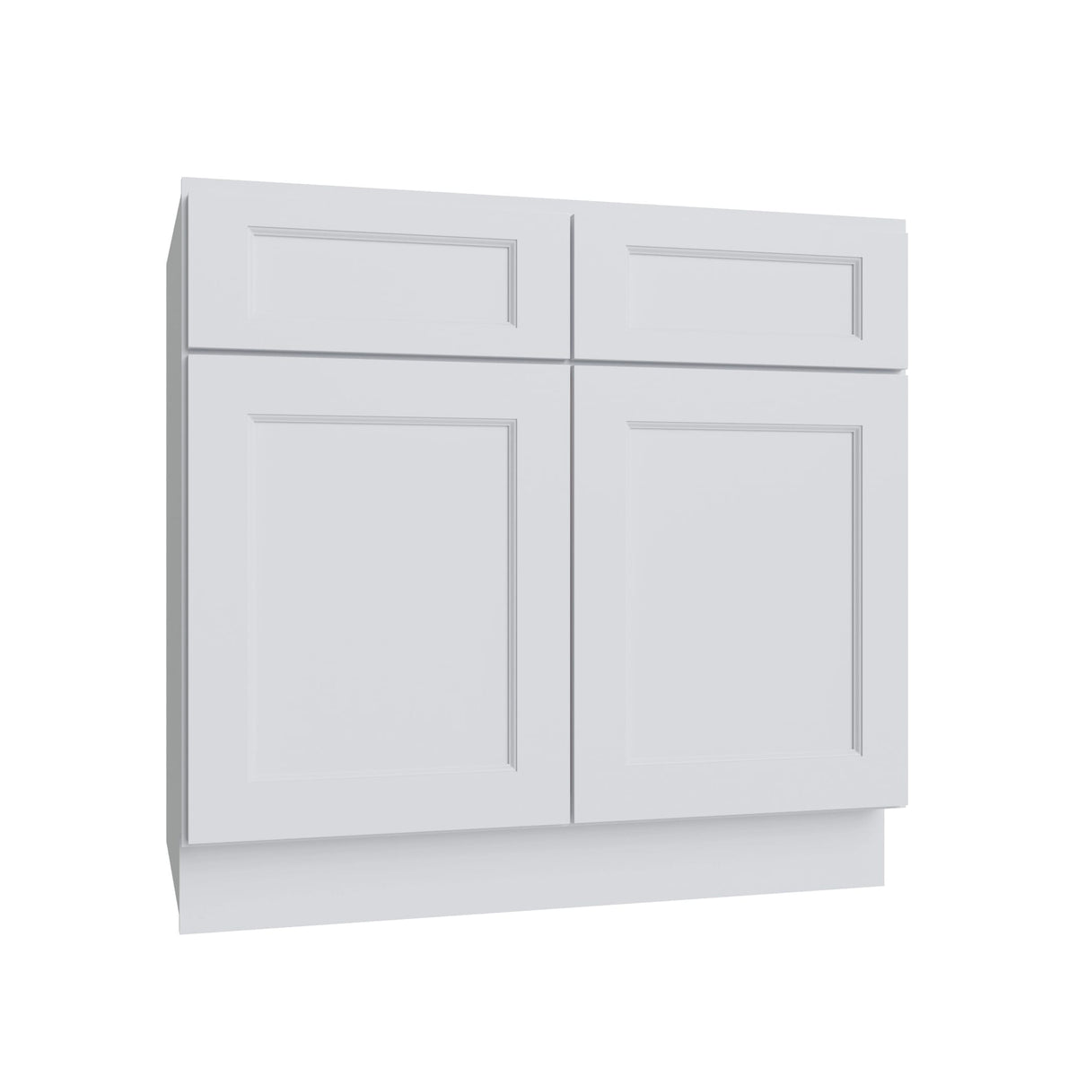 KCD Brooklyn Bright White Sink Base Cabinet w/ CS - 48" W - product photo