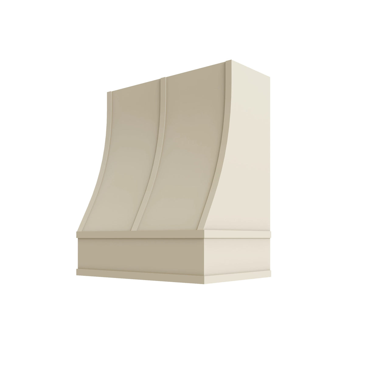 KCD Brooklyn Pearl Sloped Hood with Strapping Flat Trim - 30" W x 36" H - product photo