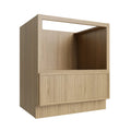 KCD Oslo Oak Microwave Base Cabinet - 30" W - product photo