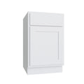 KCD Essential White Single Door Standard Base Cabinet - 21" W - product photo