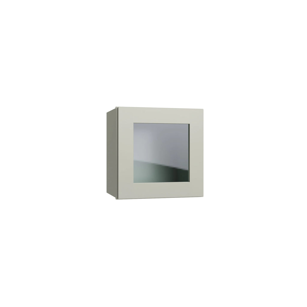 KCD Shaker Moss 18" W x 15" H Wall Stacking Cabinet with Glass - product photo