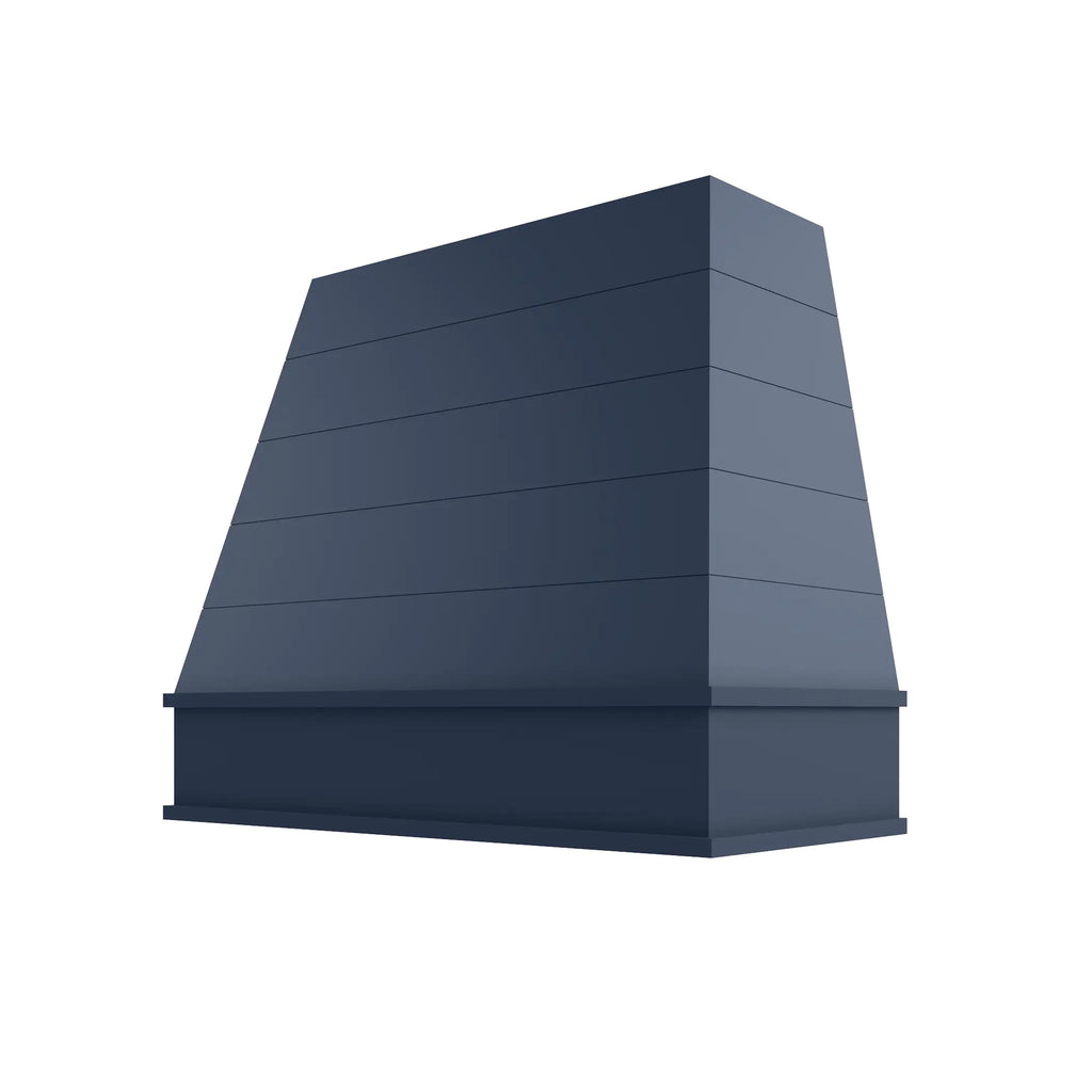 KCD Brooklyn Midnight Tapered with Shiplap Hood Block Trim - 48" W x 36" H - product photo