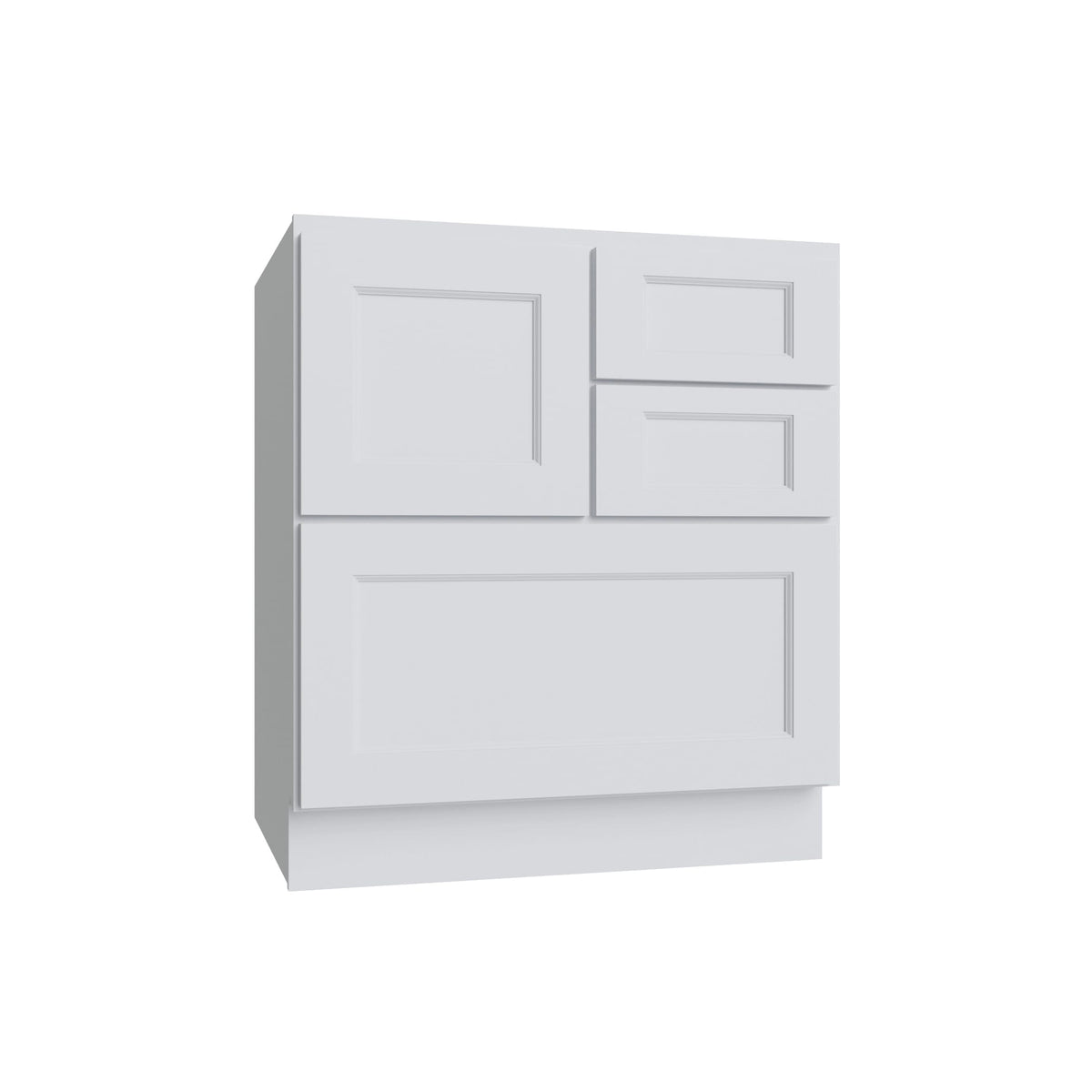KCD Brooklyn Bright White Cooking Center Base Cabinet - 30" W - product photo