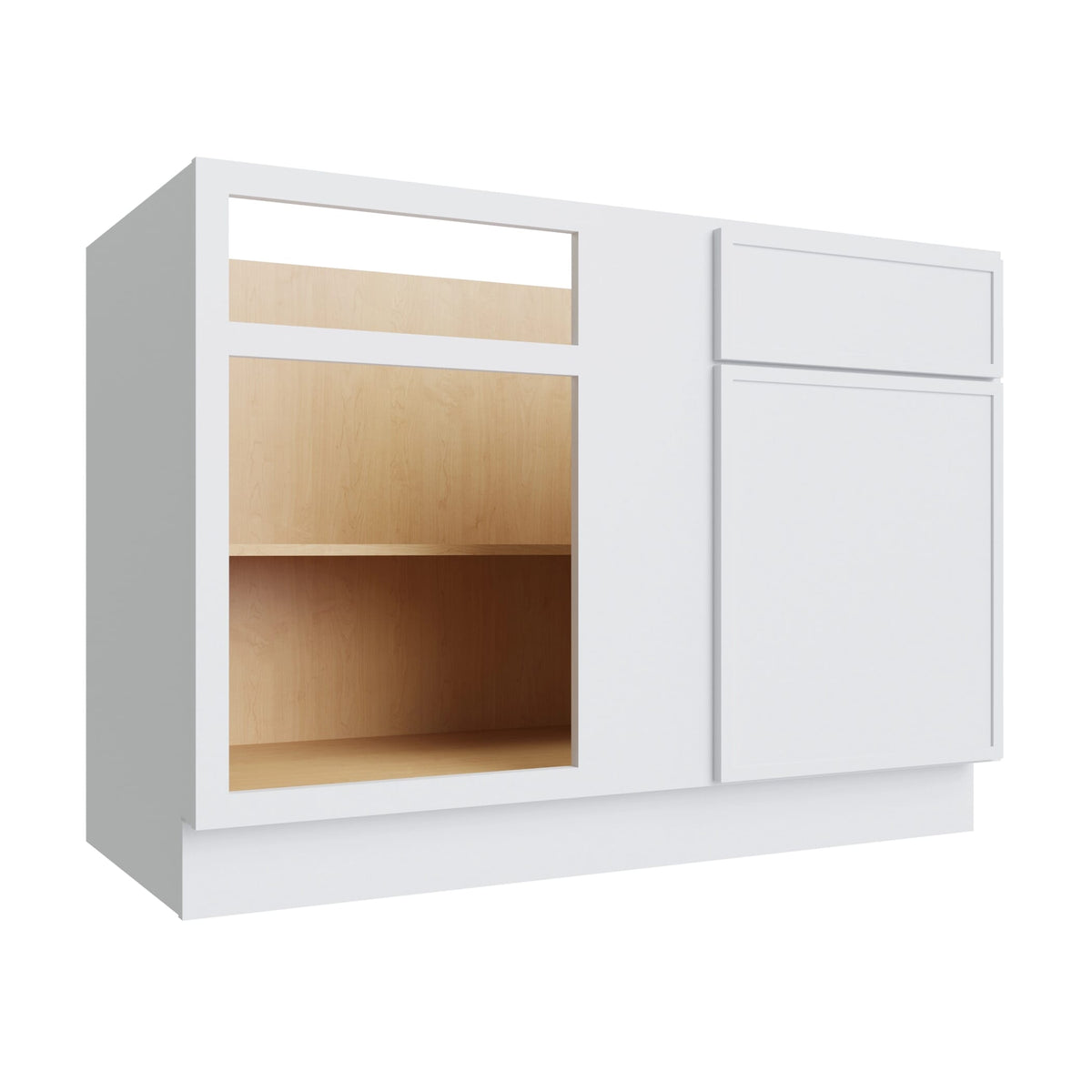 KCD Oslo White Blind Base Cab for 48" to 51" Space - 48" W - product photo