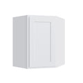 KCD Essential White Corner Wall Cabinet - 24" W x 42" H - product photo