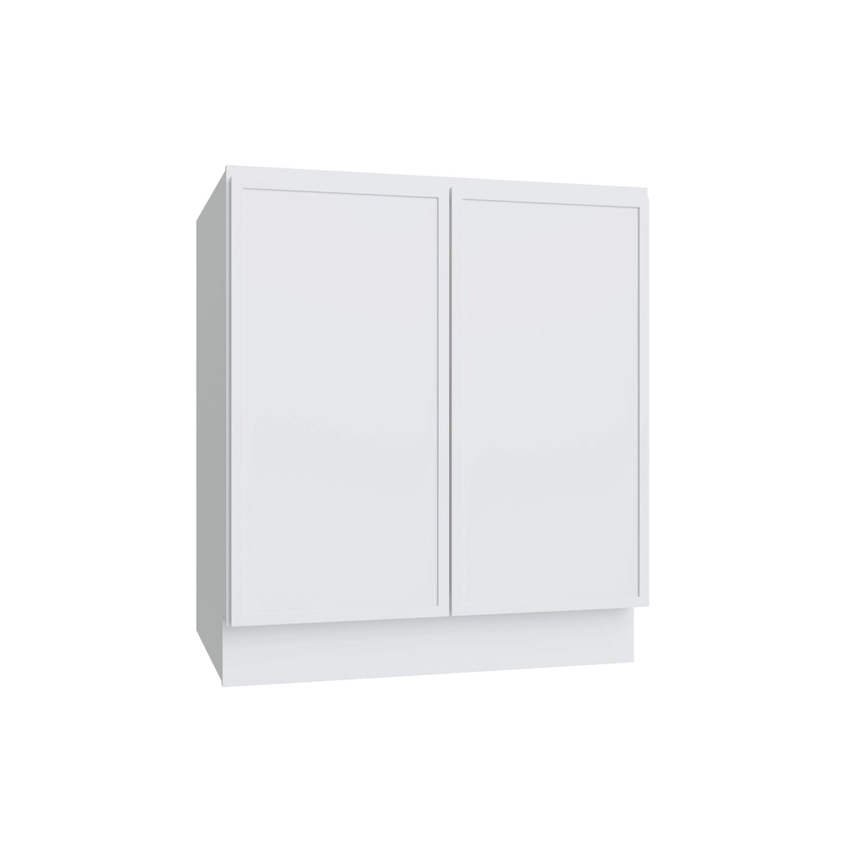 KCD Oslo White Full Height Double Door Base Cabinet - 42" W - product photo