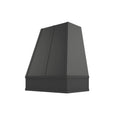 KCD Black Tapered Hood with Strapping Flat Trim - 30" W x 36" H - product photo