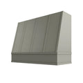 KCD Shaker Moss Angled Hood with Strapping Flat Trim - 48" W x 36" H - product photo