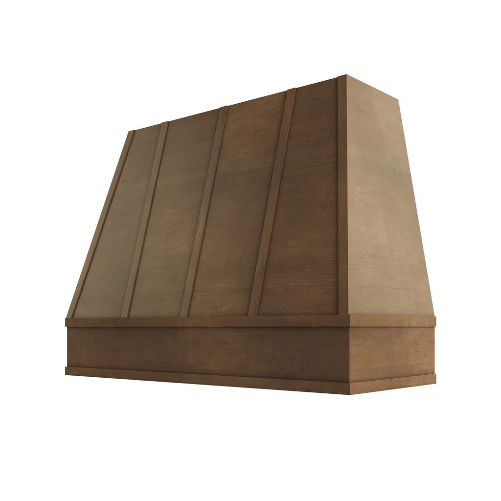 KCD Shaker Kodiak Tapered Hood with Strapping Flat Trim - 48" W x 30" H - product photo