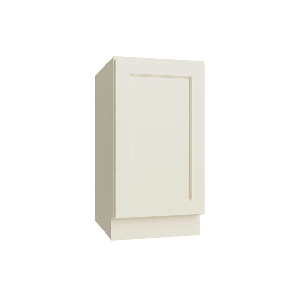 KCD Brooklyn Pearl Full Height Single Door Base Cabinet - 12" W