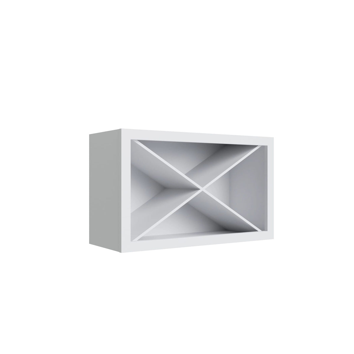 KCD Oslo White Wine Rack - 30" W x 18" H x 12" D - product photo